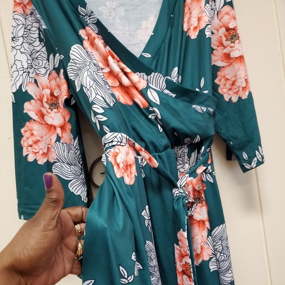 3/4 length sleeves Maxi with pockets - Picture 1 of 2